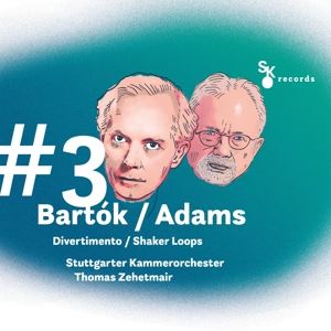 Stuttgarter Kammerorchester • Bartok/Adams: #3Divertimento/ShakerLoops(LP)
