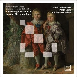Guido Balestracci/Paolo Corsi/S. Houillon • Virtuosity and Grace - Sonaten for Viola da gamba