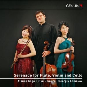 Atsuko Koga/Riyo Uemura/Georgiy Lomakov • Serenade für Flöte, Violine & Cello (CD)
